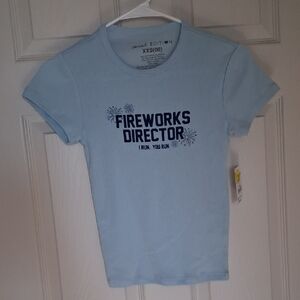 Fireworks Director Kids T-Shirt - Light Blue